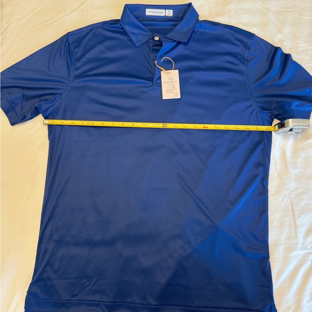 Peter Millar Blue Performance Polo Shirt